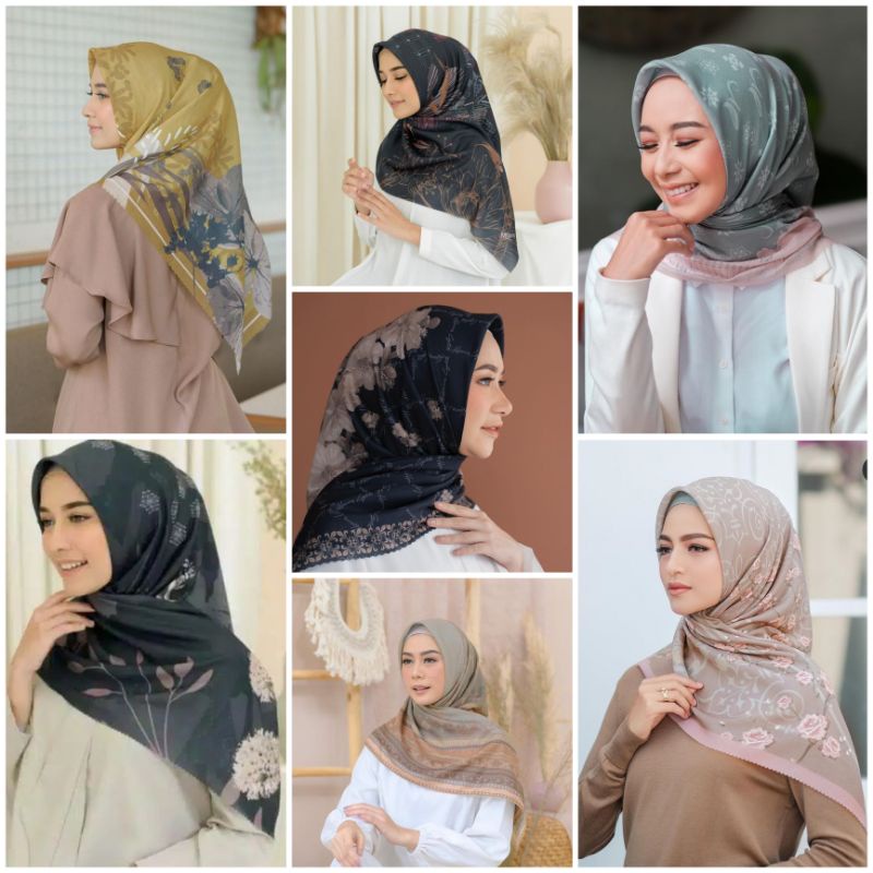 HIJAB VOAL Scarf Segi Empat Motip Lasercut Printing Premium / Hijab Voal Motif Krudung voal lasercut super Terbaru /Jilbab Segi Empat Motif Shofa jilbab instan krudung sport