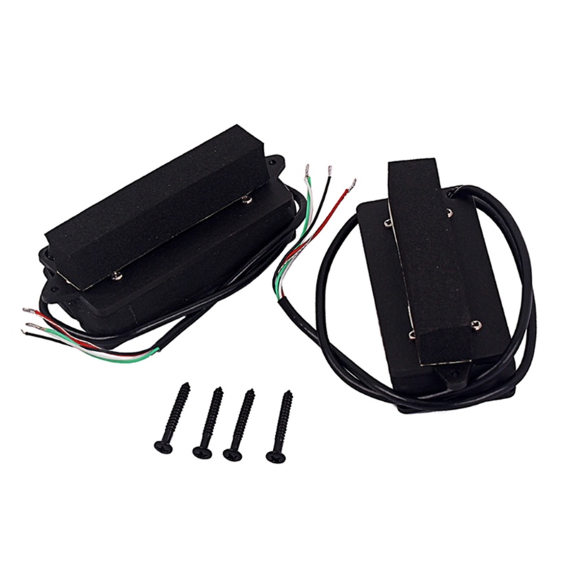 Pickup Dual Coil Humbucker Dual Rail Blade Pickup Untuk Gitar Elektrik