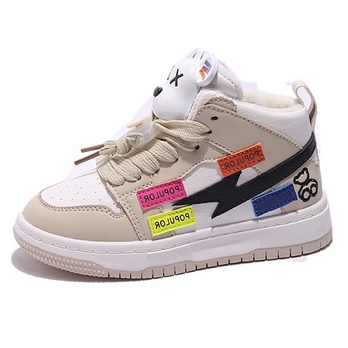 [Tokobig] Populor Sneaker Sepatu Anak Perempuan Import Kids Ukuran 26-37 Usia 3-9 Tahun