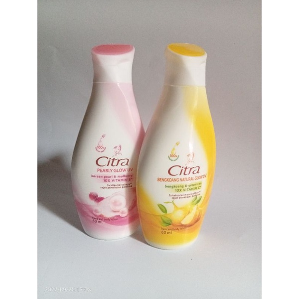 Citra hand and body lotion kemasan botol kecil 60 ml