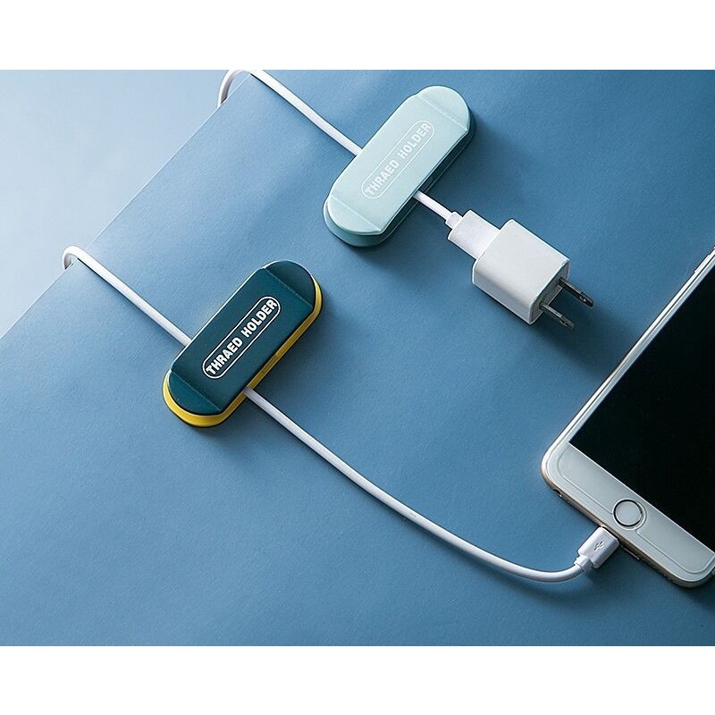 Thread Holder Clip Cable Organizer / Organizer Kabel Tempel Dinding / Wall Clip Cable Organizer