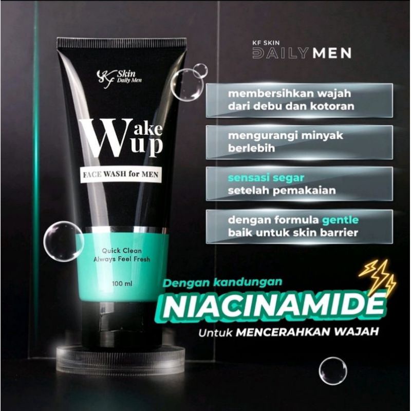 KF SKIN Daily Men Wake Up Face Wash For Men