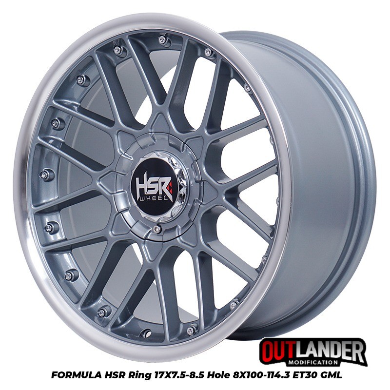 Pelek Racing R17 Type HSR FORMULA Untuk Mobil Sigra Jazz Xenia Livina Velg Ring 17