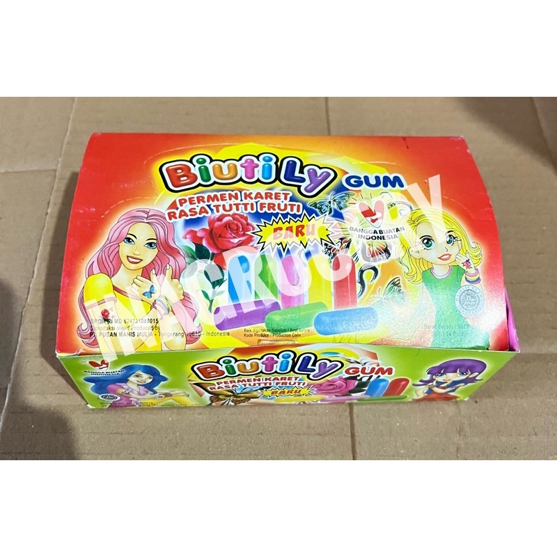 

BIUTILY GUM PERMEN KARET TUTTI FRUITY