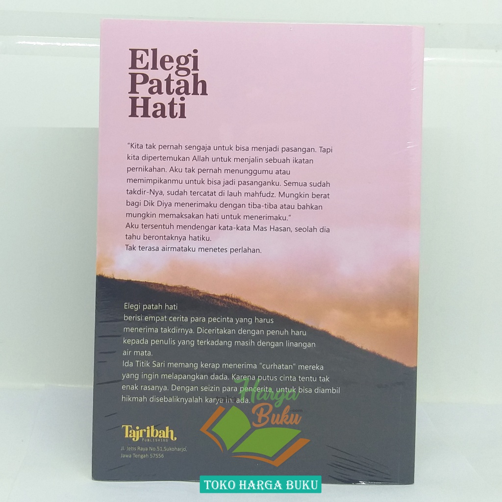 Elegi Patah Hati Kisah Haru Para Pecinta yang Tak Bisa Menyatu Karya Ida Titik Sari Penerbit Tajribah Publishing