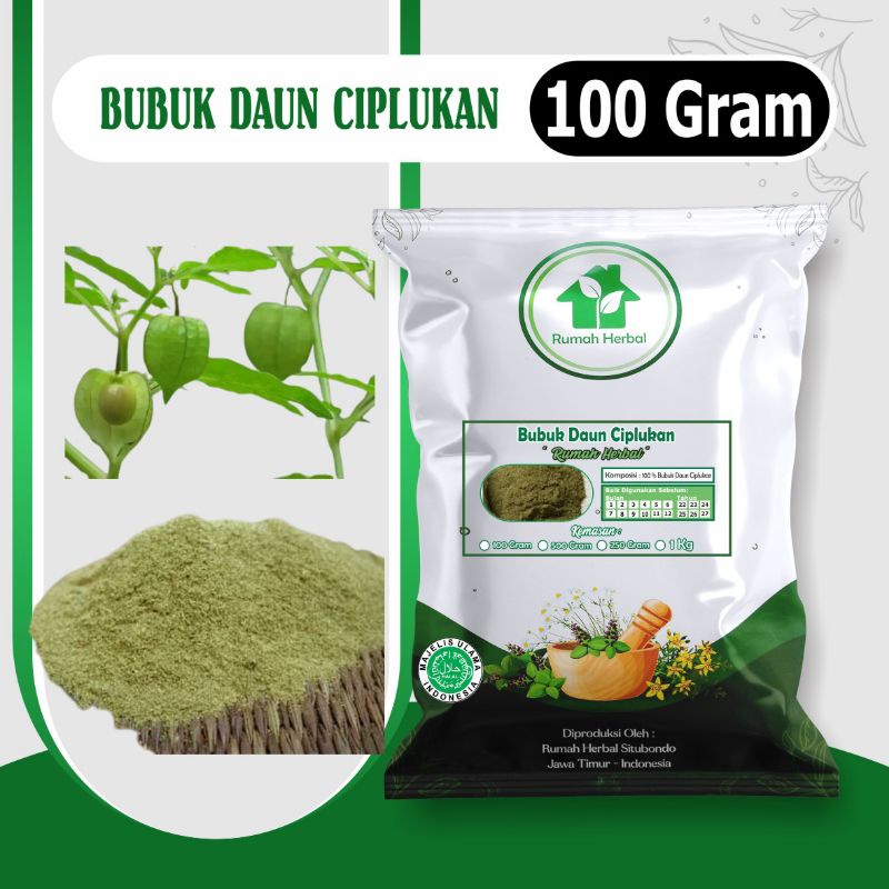 

bubuk daun ciplukan murni kemasan 100gr