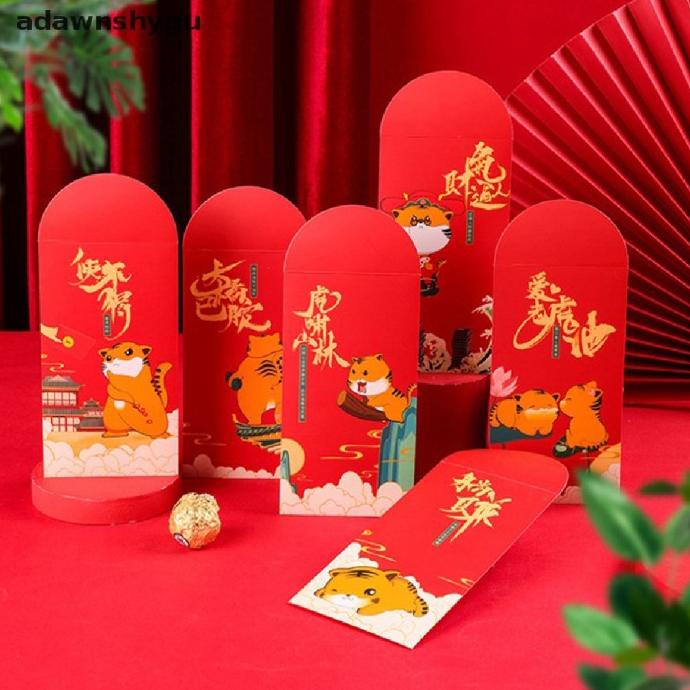 

(Adawnshygu) 12 Pcs Amplop Angpao Tahun Baru Cina / Imlek Motif Kartun