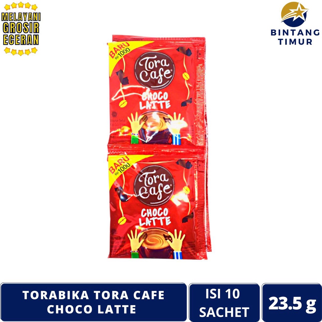 

TORABIKA Isi 10 Sachet/23.5g Kopi Tora Cafe Choco Latte Coffee Saset