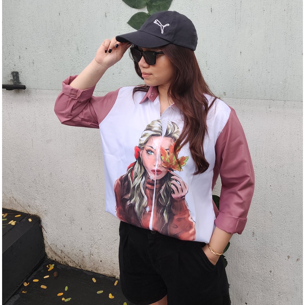 Emely Shirt / Kemeja Oversize katun