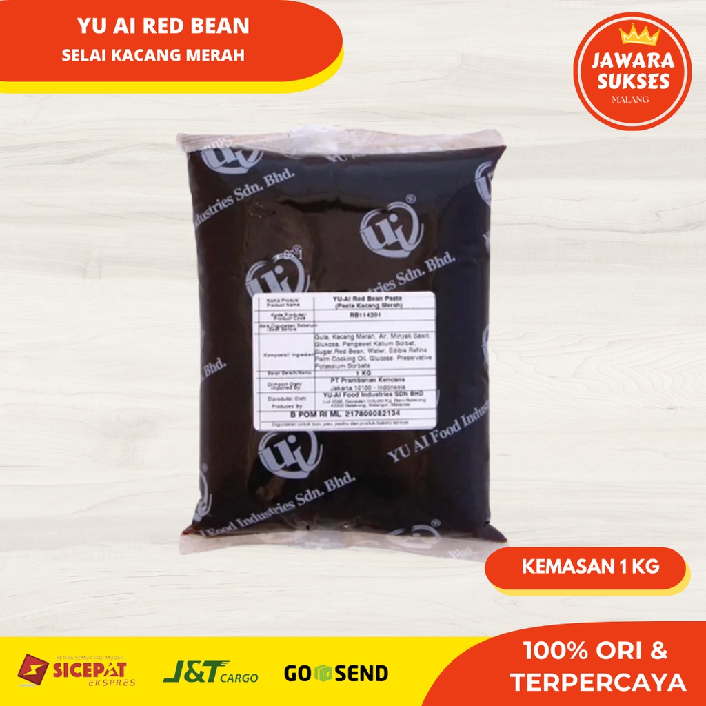 

Selai Kacang Merah Yu Ai Red Bean 1kg | Filling Yu-ai