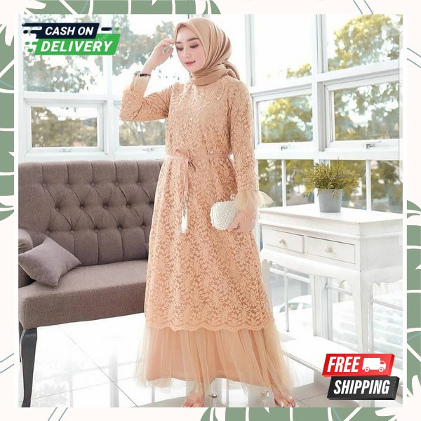 Dress Muslim Kondangan Dres Syari Dewasa Games Syar'I Baju Kondangan Wanita Terbaru Buju Muslimah Gh