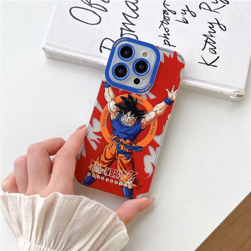 Soft Case Magnetik Desain DRAGON BALL Son Goku Untuk iPhone 14 11 13 12 Pro Max