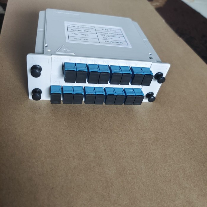 Passive Splitter PLC BOX FO 1:16 SC UPC | ODP 1:16
