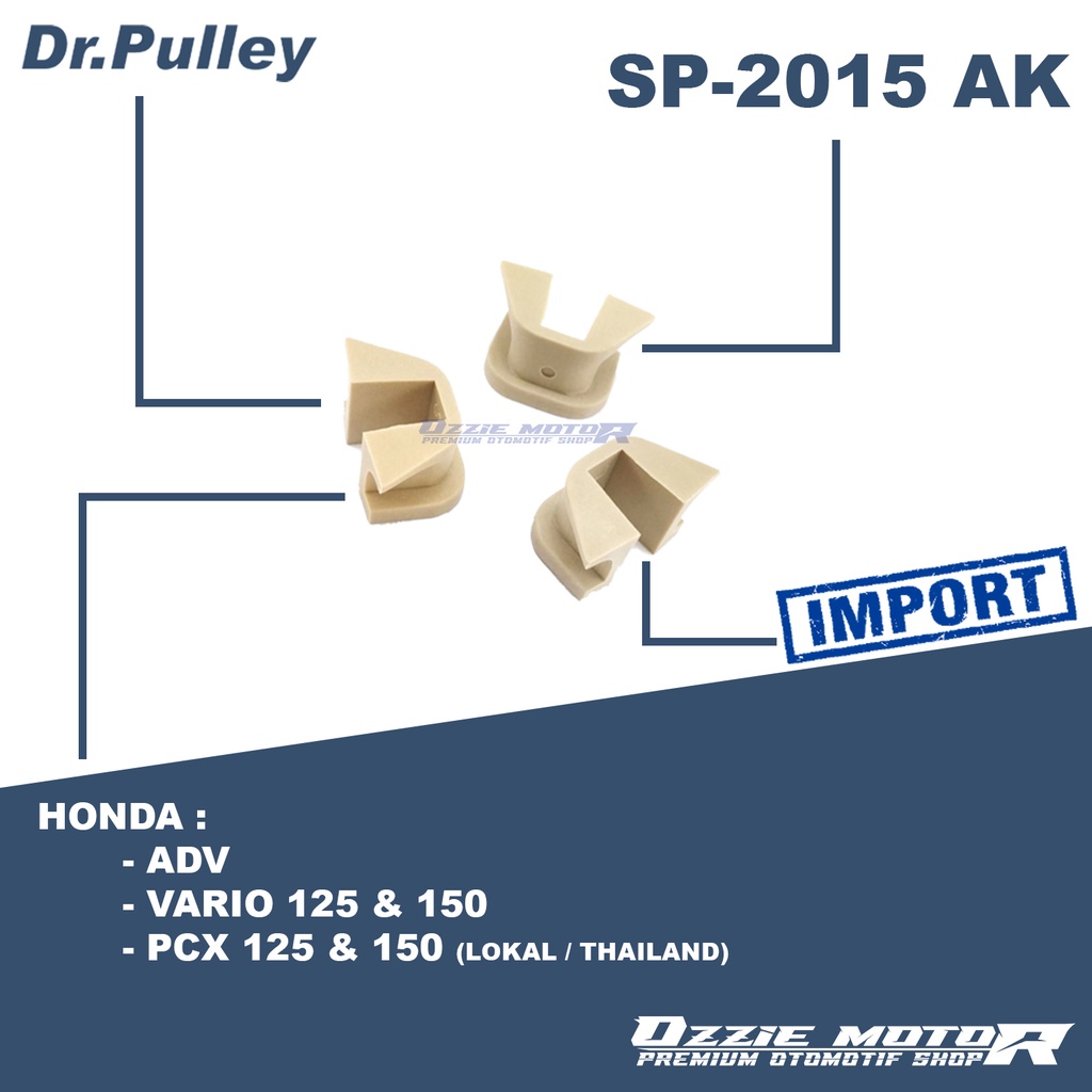 DR PULLEY 2015 ROLLER VARIO 125/150 ESP PCX 125/150 ADV 8gr s/d 20gr