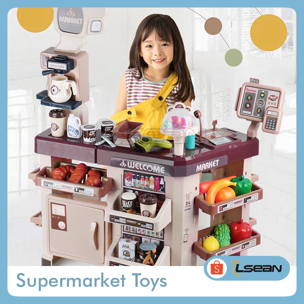 MAINAN SUPERMARKET SET TROLLEY | MAINAN PLAY PRETEND BELANJA