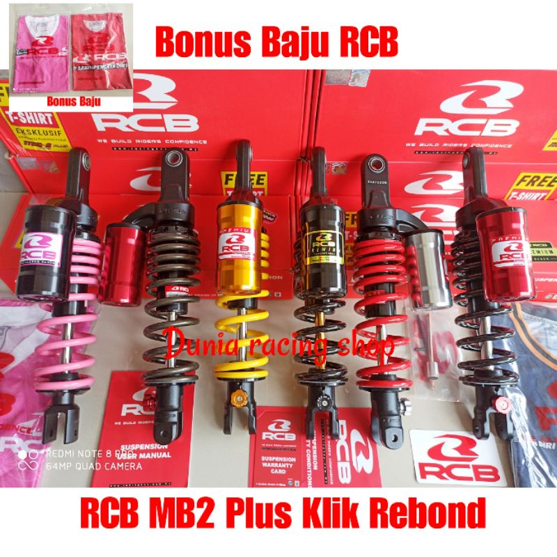 SHOCK RCB Tabung Shock RCB Beat Scoopy Vario 110 Vario 125 Vario 150 Vario 160 Spacy Beat fi Scoopy new Beat Deluxe Fazzio Lexi FreeGo Mio Soul GT Mio Xeon Fino X Ride Mio M3 Mio J Mio sporty Original RCB