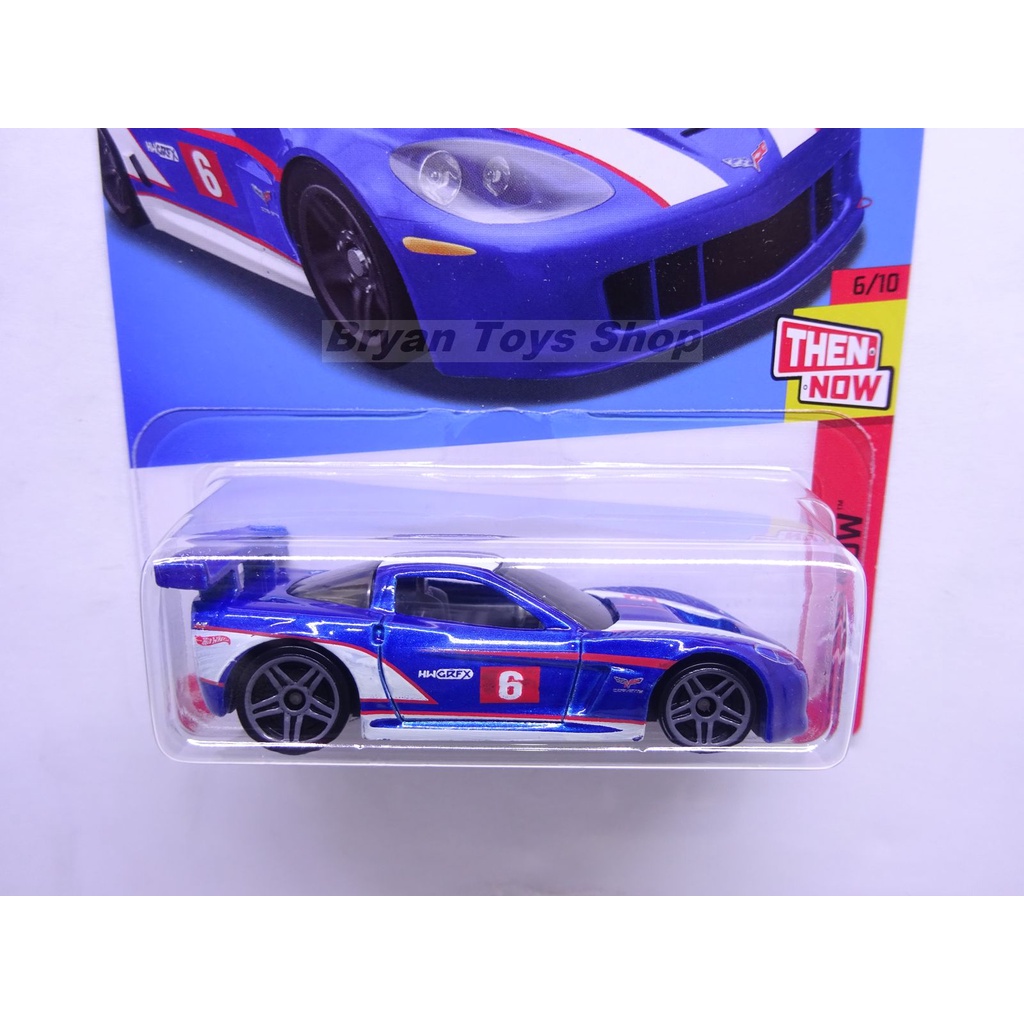 Hot Wheels Corvette C6R Biru