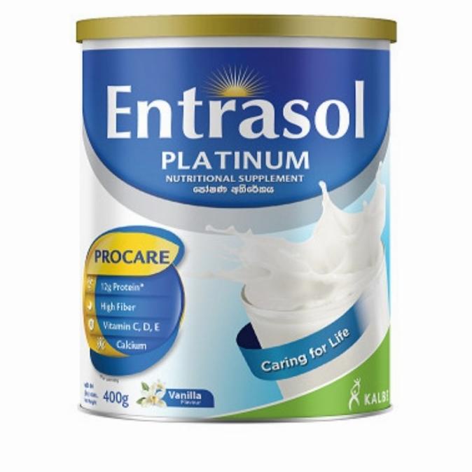 

[ COD ] Entrasol Senior Vanilla 400gr - Susu Lanjut Usia/Lansia