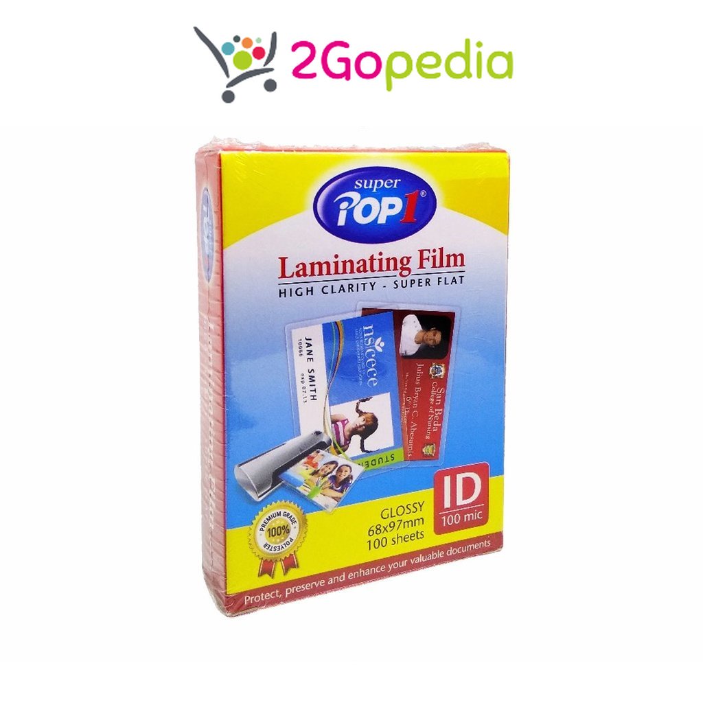 

Plastik Laminating Film Ktp (100 Mic) Super Pop1 Grosir Murah Atk
