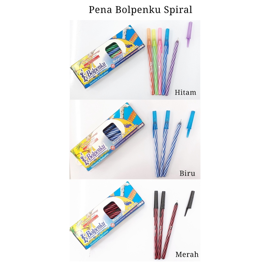 

Pena Bolpenku Spiral/Tinta biasa