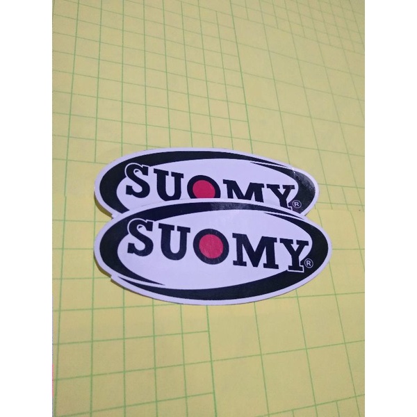 sticker helm, stiker logo suomy