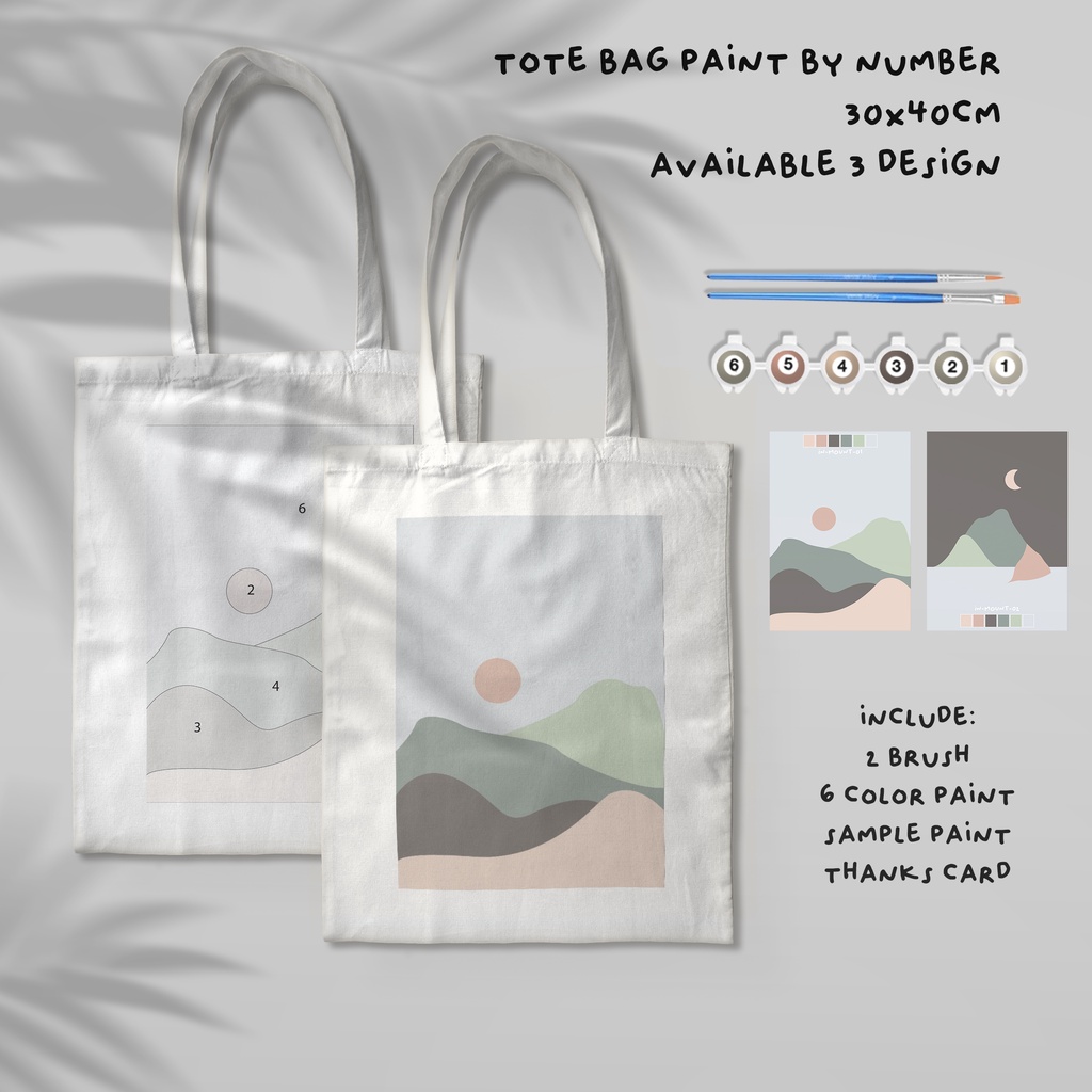 

TOTE BAG Paint By Number Kit, mount 30x38