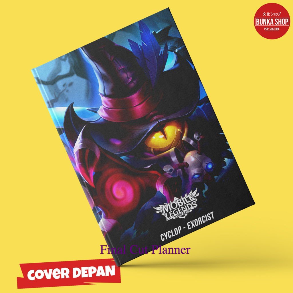 

Note Book Game Mobile Legends Cyclop Exorcist Hardcover A5 Buku Catatan Buku Tulis Murah .