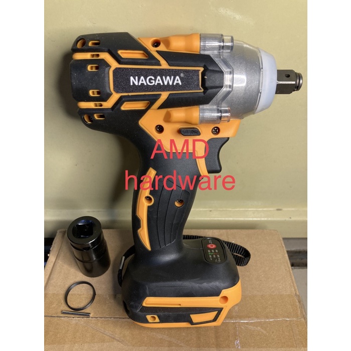 Mesin Bor Nci-300U Bor Impact Wrench Cordless Brushless Nagawa Hanya Unit Mesin