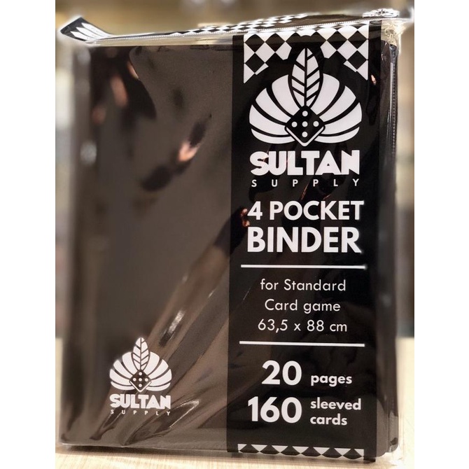 

Sultan 4-Pocket Binder Black