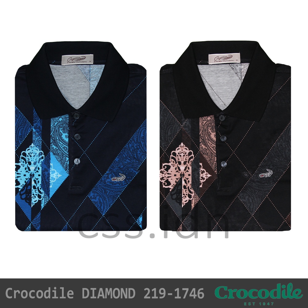 Kaos Kerah Pria Crocodile Diamond 219-1746