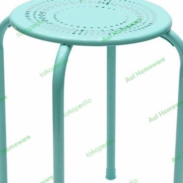 Kursi Cafe Bulat Full Besi/Bangku Minimalis Cafe/Kursi/Kursi Cafe