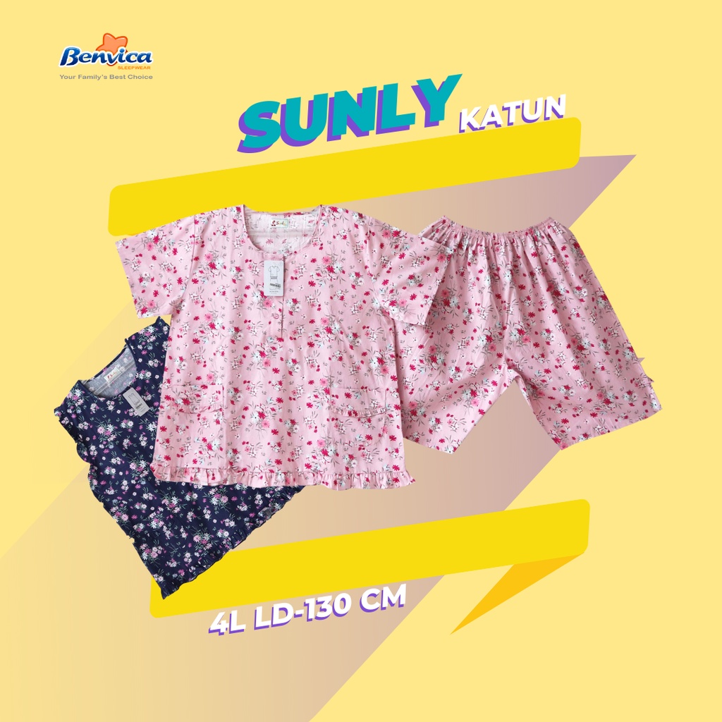 BAJU TIDUR CELANA PENDEK 4L SUNLY - C