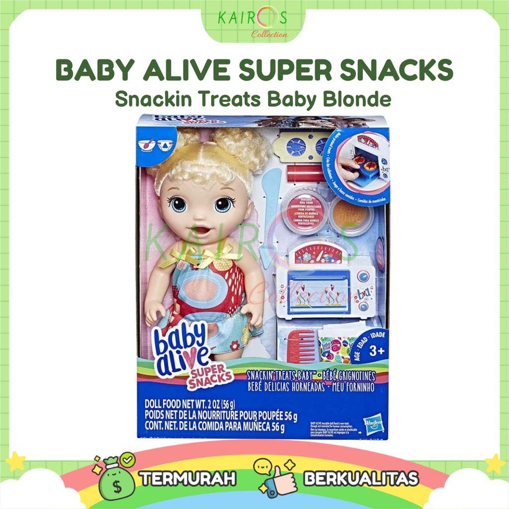 Baby Alive Super Snacks - Snackin Treats Baby Blonde