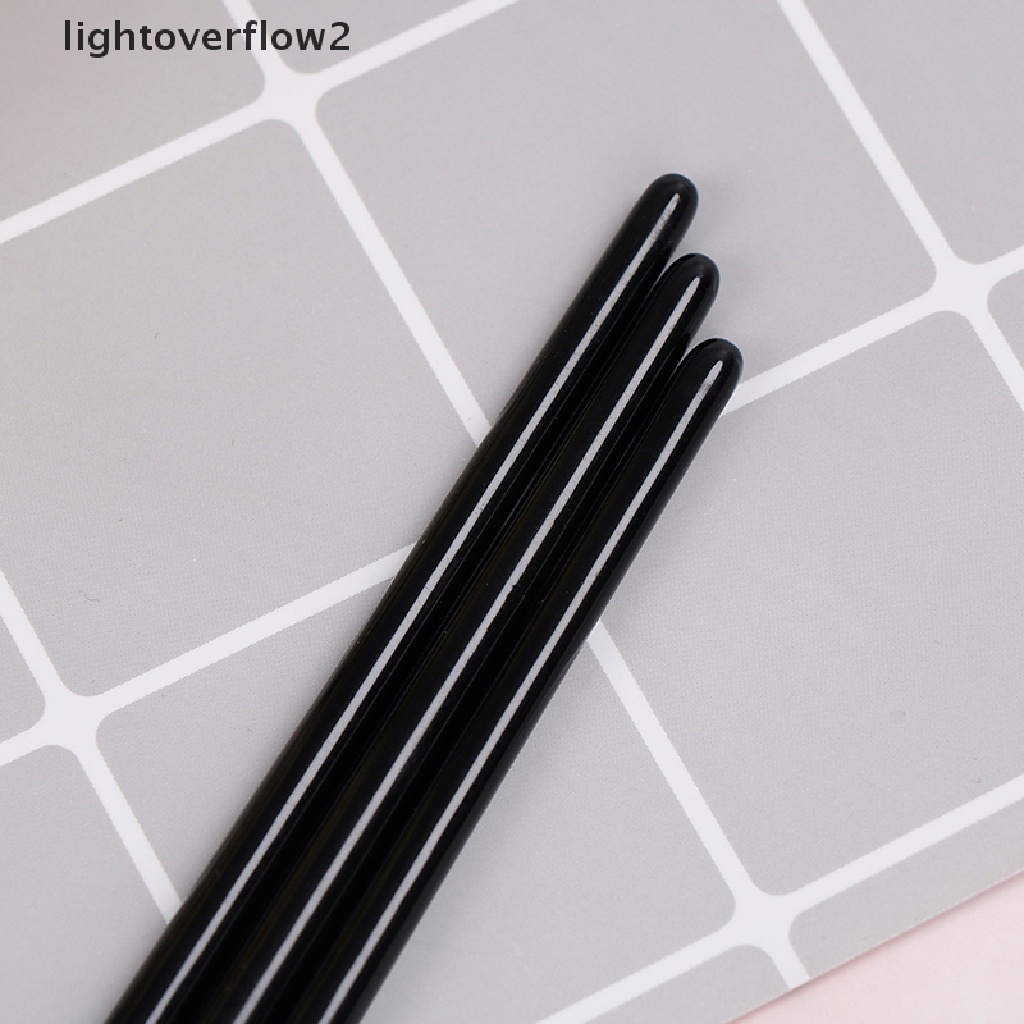 (lightoverflow2) 3pcs / set Kuas Kutek gel uv Akrilik Untuk nail art