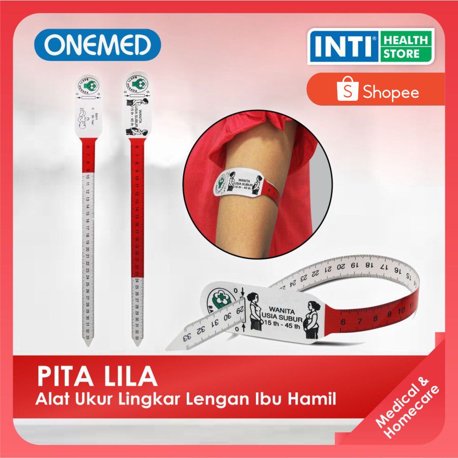 Onemed | Pita Lila | Alat Ukur Lingkar Lengan Ibu Hamil Pcs