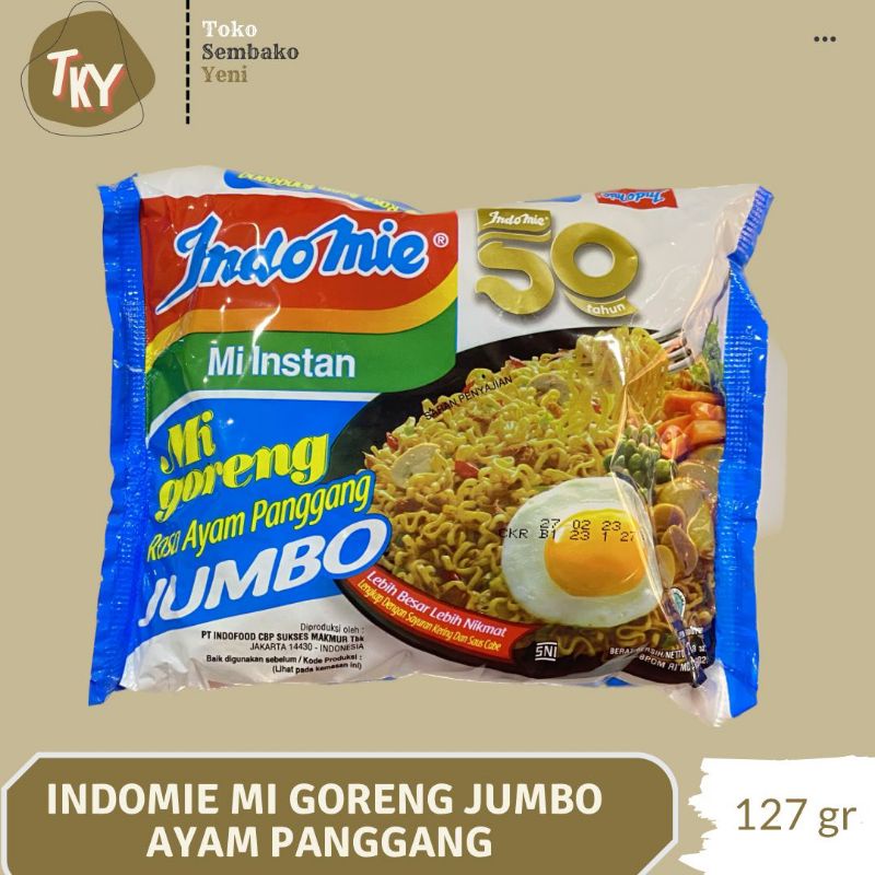 

Indomie Mi Goreng Jumbo Rasa Ayam Panggang