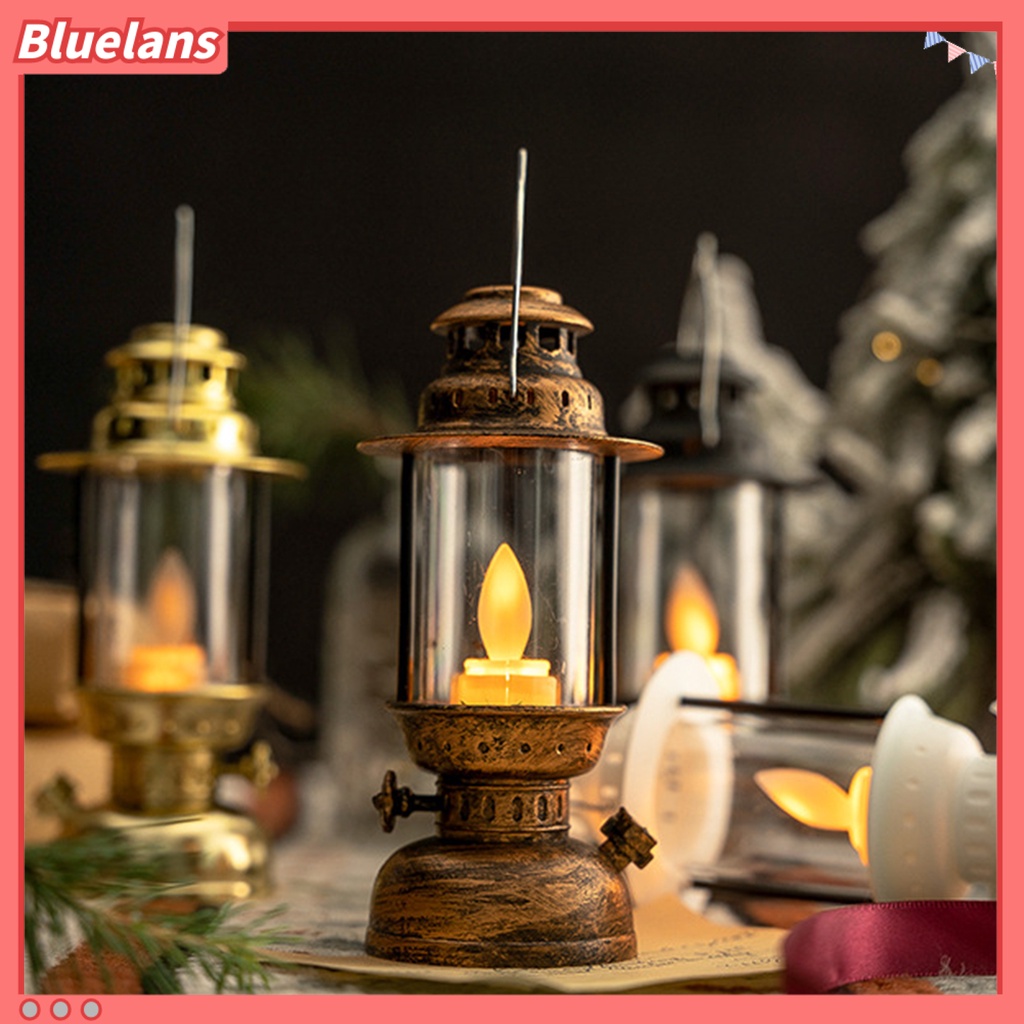 (In Stock) Lampu Gantung LED Bentuk Lilin Bahan Plastik Gaya Retro