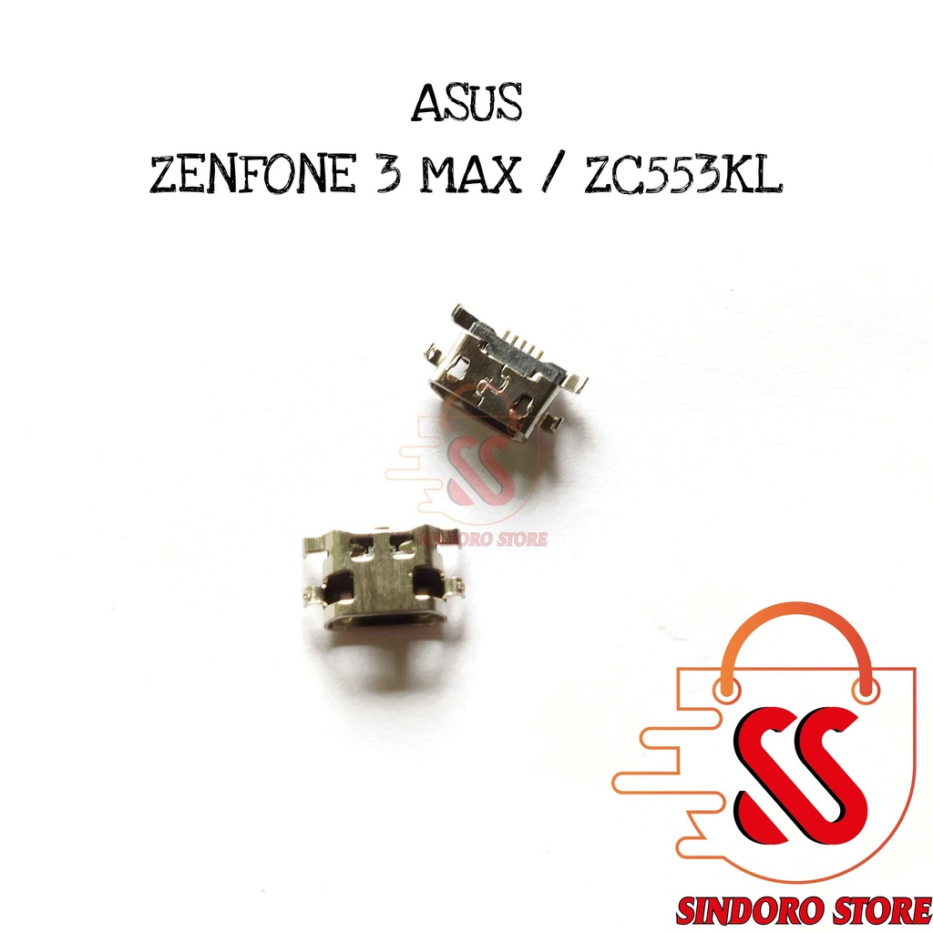 Konektor Charger Asus Zenfone 3 Max ZC553KL Usb Cas Plug In Con Tc Only