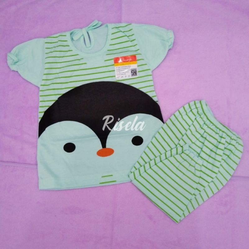 setelan oblong bayi/setelan piyama Dnoorfa SNI original motif lucu