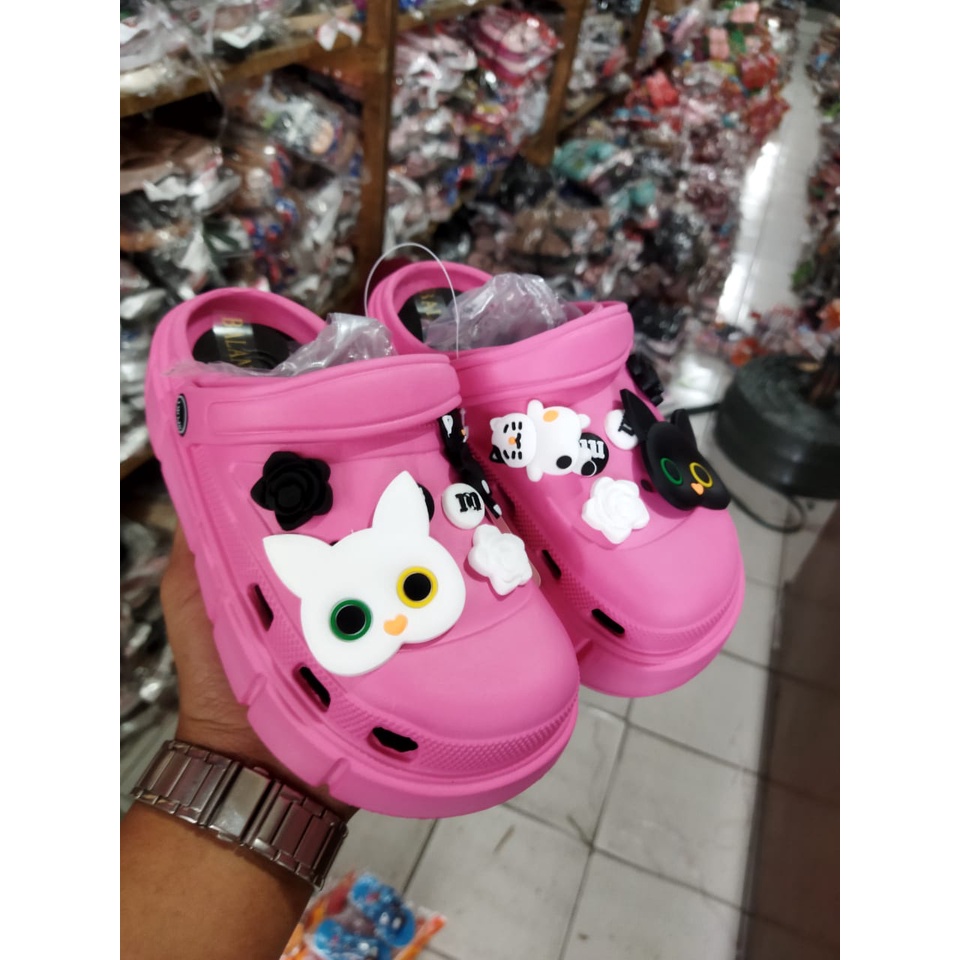 Sandal baim fuji anak perempuan model terbaru eva rubber balance 9008-K3 (24-35) sandal baim anak kekinian 2022