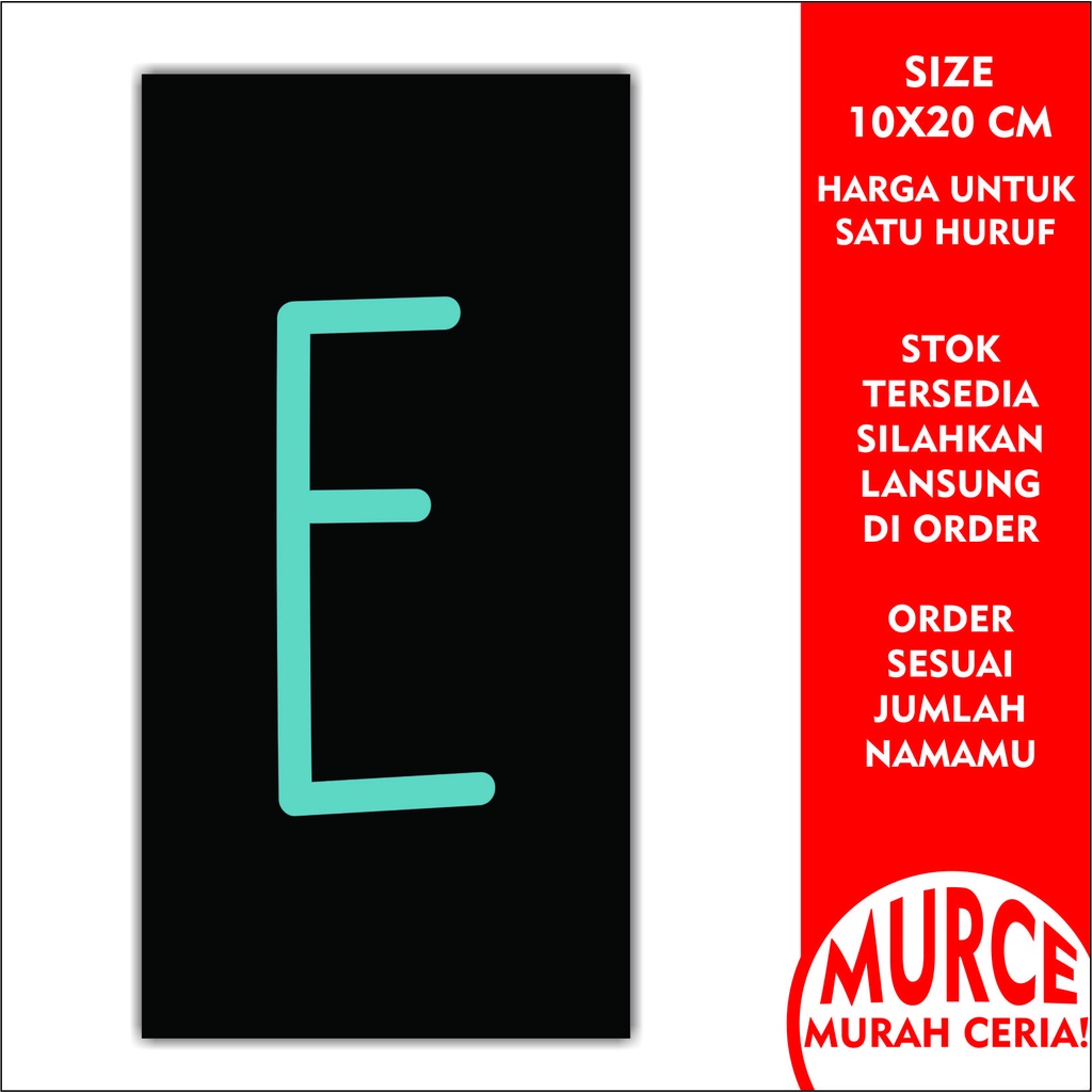 Hiasan Dinding Kamar Dekorasi Pajangan Rumah Hiasan dinding Alphabet Huruf dan Nomor C88