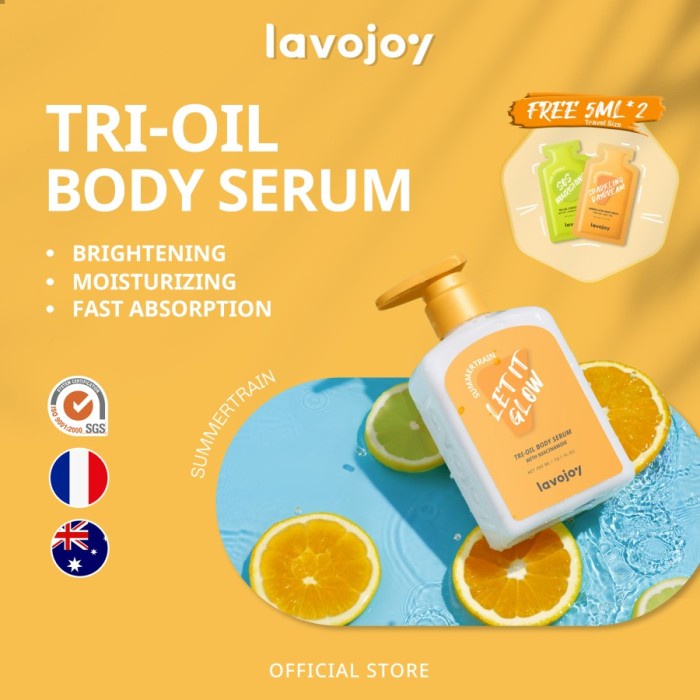LVJ lavojoy Let It Glow Body Serum Body Lotion Summertrain Original
