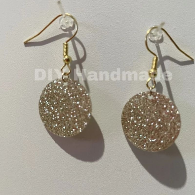 Gold Emas Earring Ring Anting Aphrodite Greek Yunani Bulat
