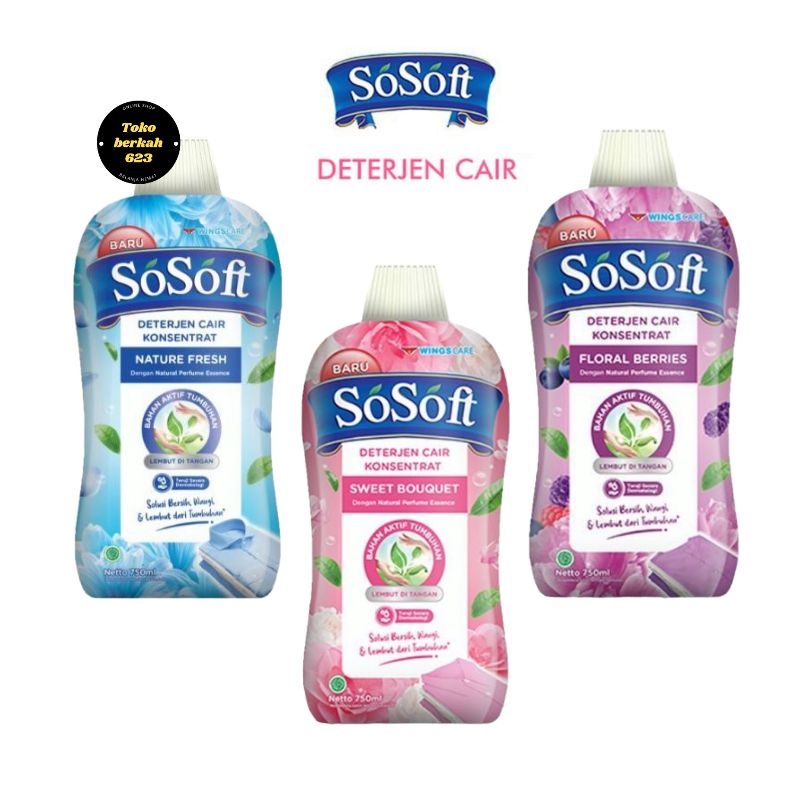 SOSOFT Detergent Cair Konsentrat 700 ML