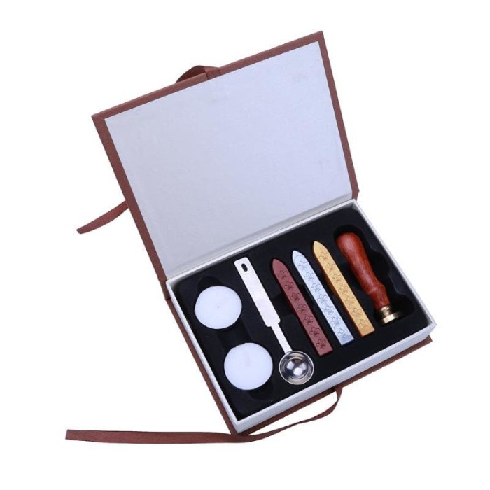 

Star Sealer Wax Stamps Set (8Pcs With Box) Berkualitas