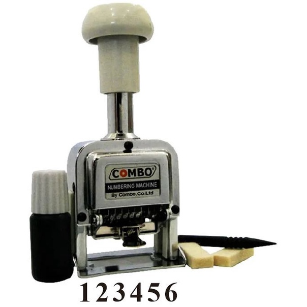 

Buruan Combo Numerator 106S Numbering Machine Stempel 6Digit Bagus