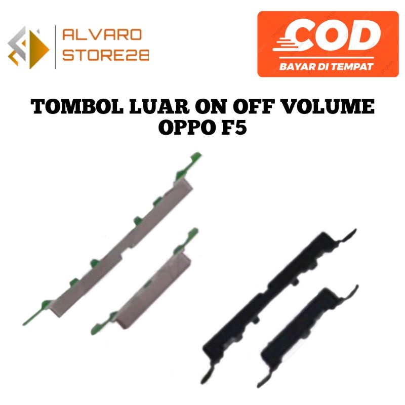 Tombol Power ON Off dan Volume Luar Oppo F5