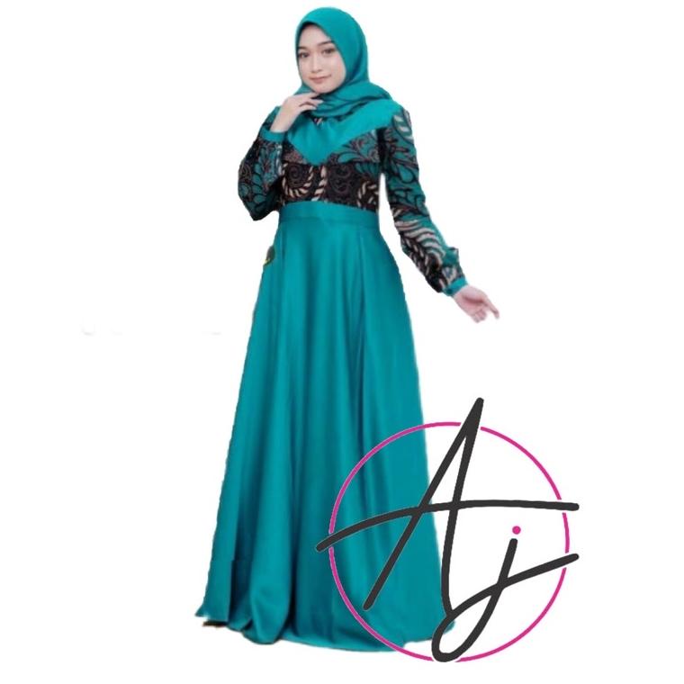 [MT.18Oc22ι] Batik couple keluarga modernset couple batik keluarga gamis jumbo velvet hijau / Baju b