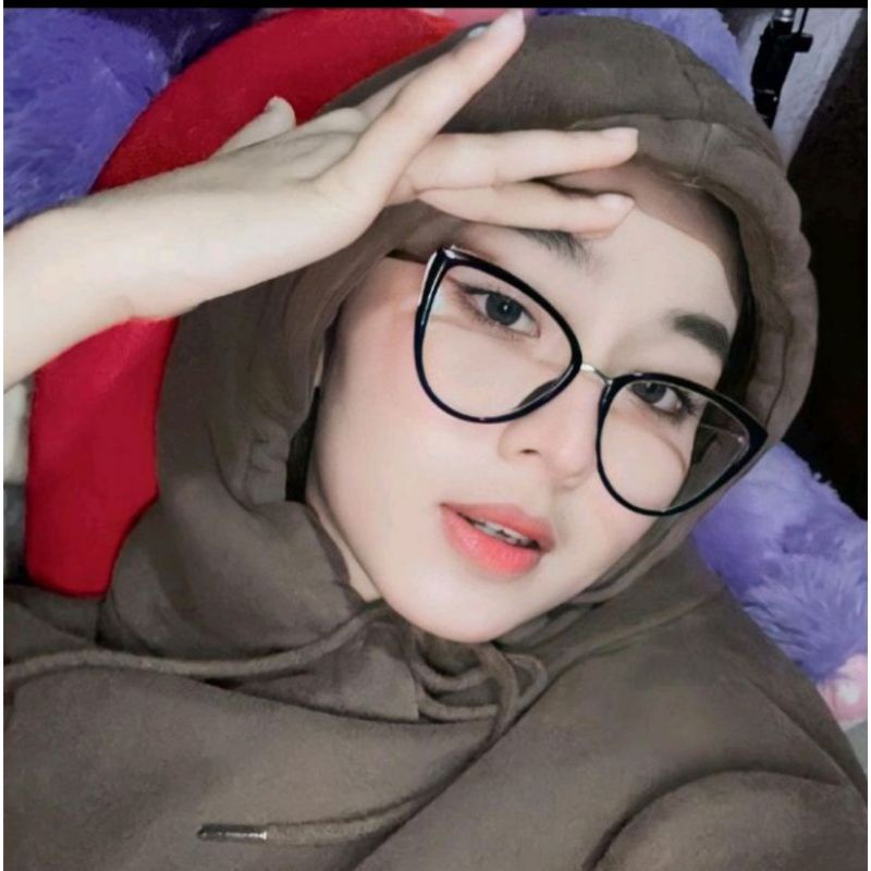 Paket Kacamata Photocromic Wanita 5234 / Kacamata Minus Photocromic / Kacamata Cat eye Anti radiasi