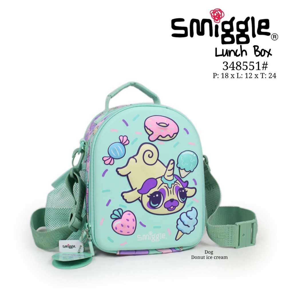 Smiggle Curve Hardtop Lunchbox Lunchbag